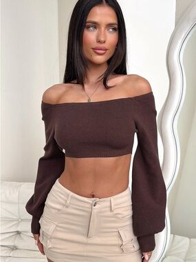 That’s So Fetch Tuesday Cropped Knit Top
